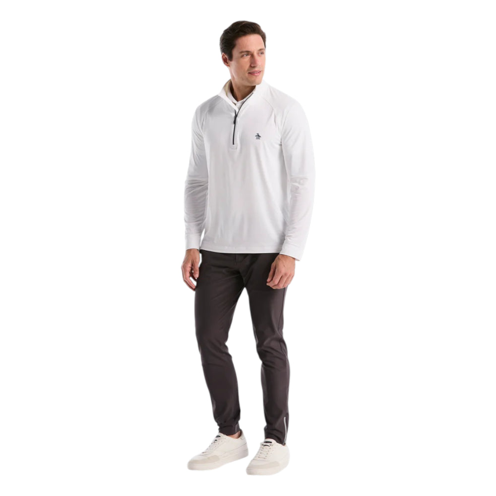 Original Penguin Mixed Media 1/4 Zip Golf Pullover OGKSG049