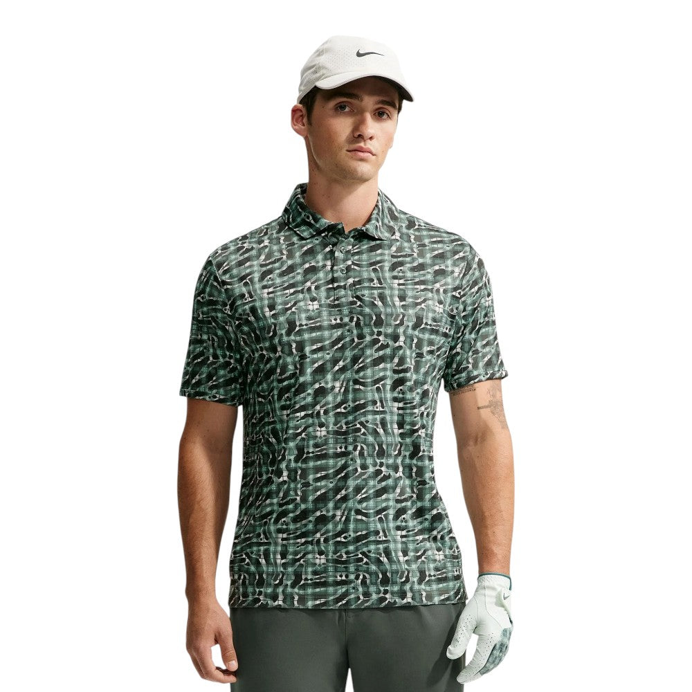 Nike Golf Par 5 Tartan Camo Golf Polo Shirt IO0691