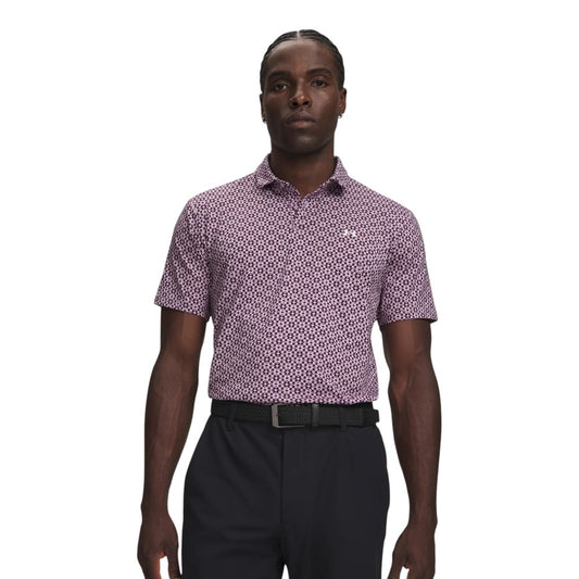 Under Armour Tee To Green Printed Golf Polo Shirt 6012304