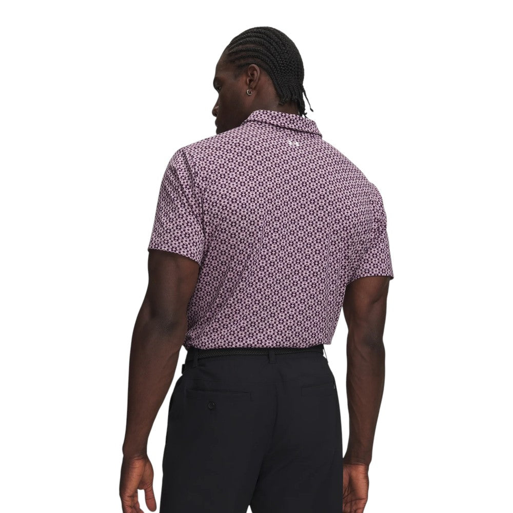 Under Armour Tee To Green Printed Golf Polo Shirt 6012304