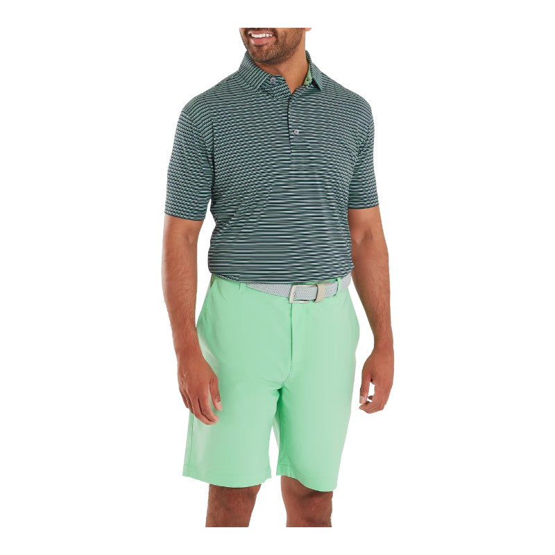 FootJoy Triple Pinstripe Lisle Golf Polo Shirt 37791