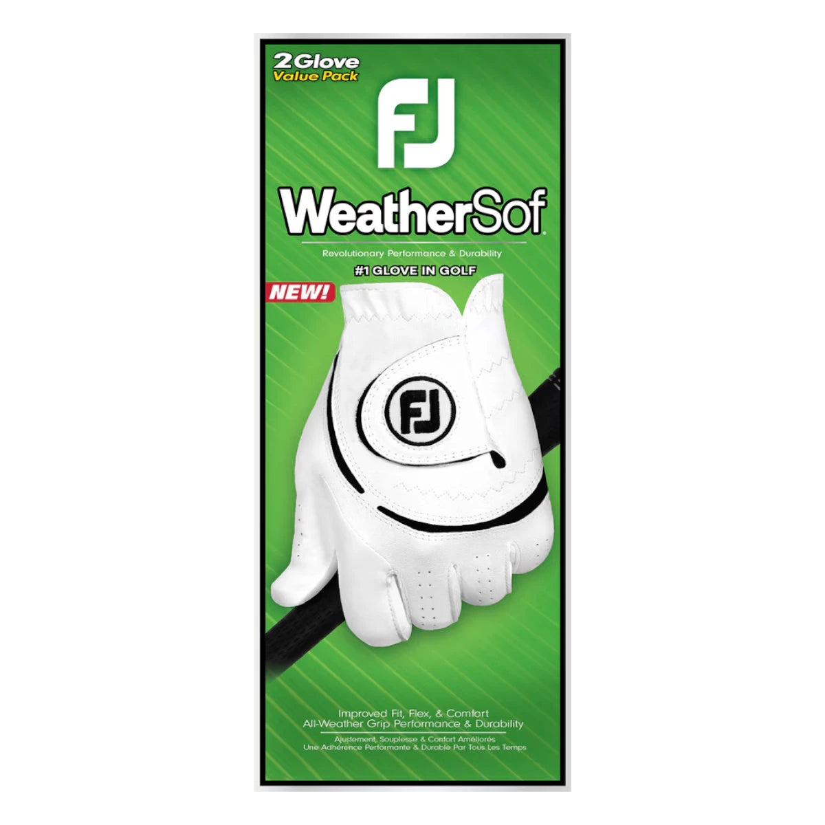 Footjoy Ladies WeatherSof Golf Glove | 2 Pack 66219
