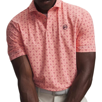 Under Armour Drive Chill Printed Golf Polo Shirt 6009724