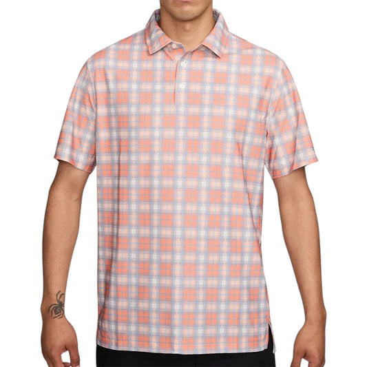 Nike Dri Fit Tartan Golf Polo Shirt II0788