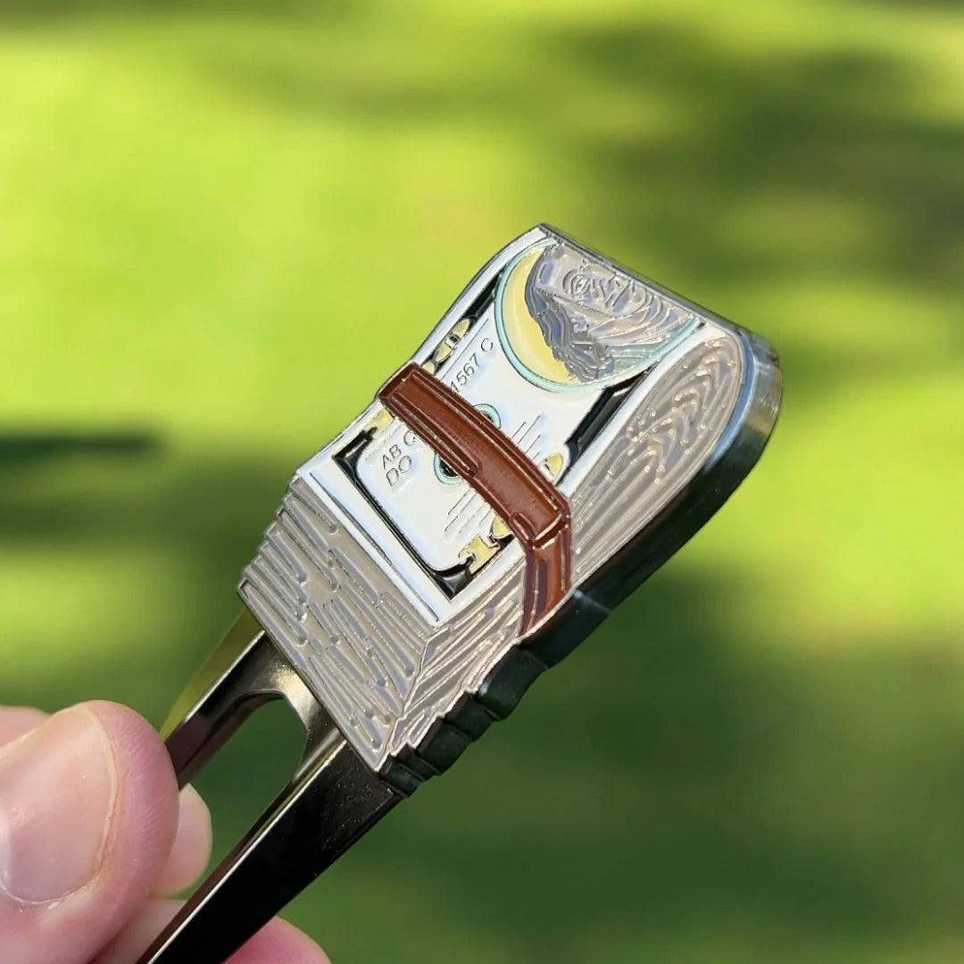 Skins Golf Dollar Bills Divot Tool