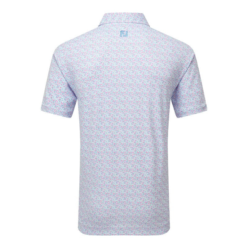 FootJoy Gamer Print Pique Golf Polo Shirt 37785