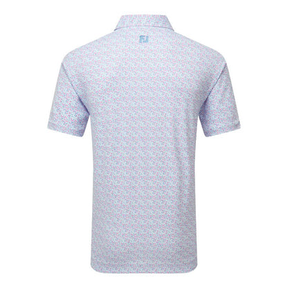 FootJoy Gamer Print Pique Golf Polo Shirt 37785