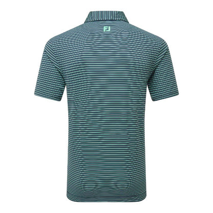 FootJoy Triple Pinstripe Lisle Golf Polo Shirt 37791