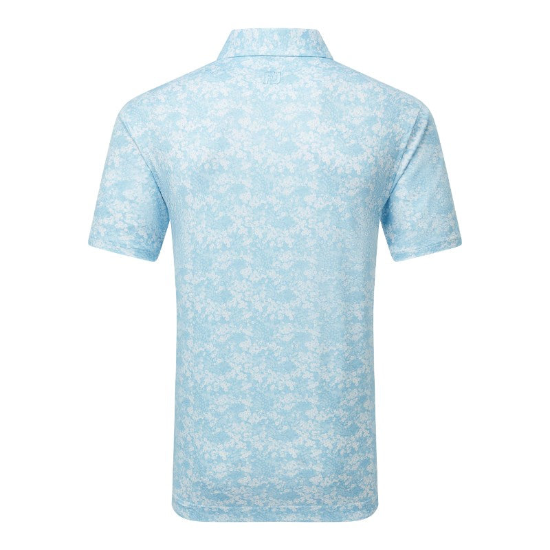 FootJoy Garden Print Lisle Golf Polo Shirt 37794