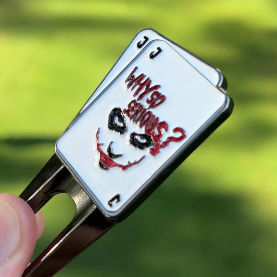 Skins Golf Joker Cards Divot Tool