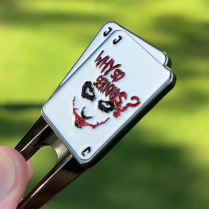 Skins Golf Joker Cards Divot Tool
