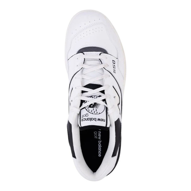 New Balance 550 SL Golf Shoes White/Black – Clarkes Golf