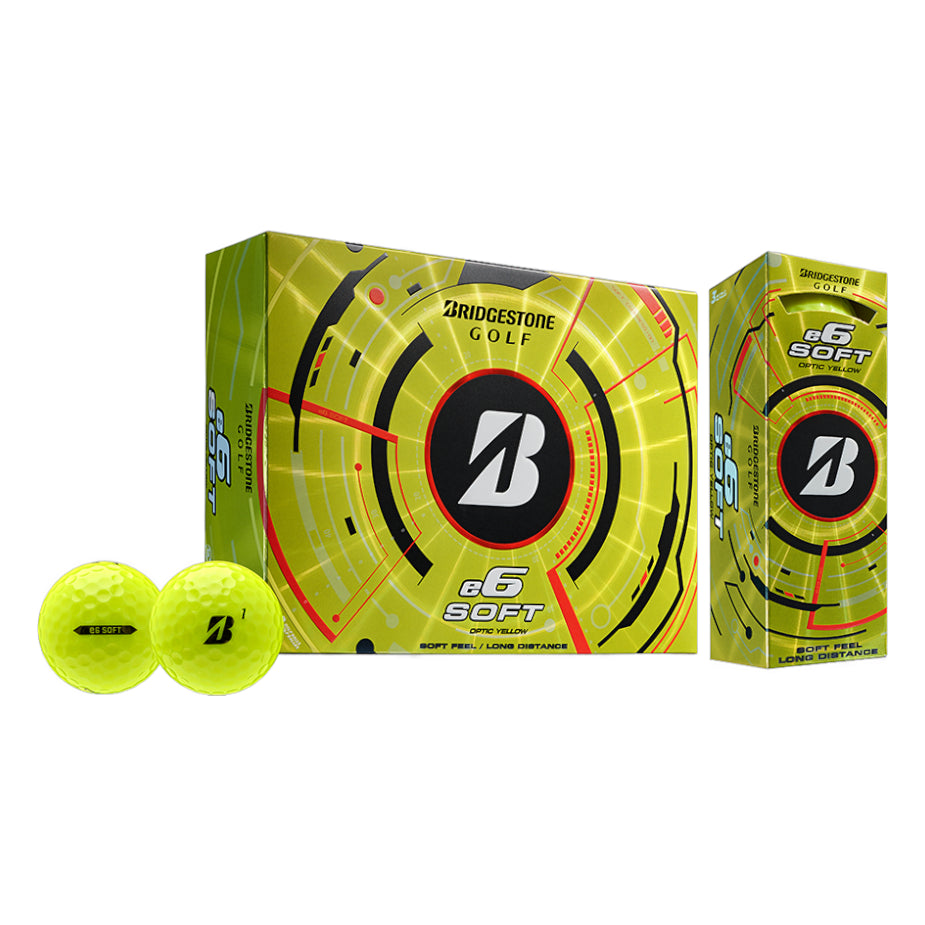 Bridgestone E6 Soft Golf Balls | Yellow