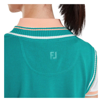 FootJoy Ladies Sweater Tank Print Golf Mid Layer 39366