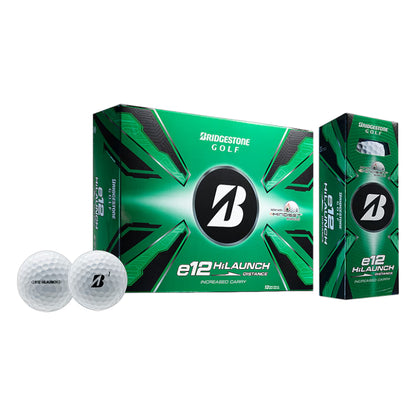 Bridgestone e12 HiLaunch Mindset Golf Balls | White