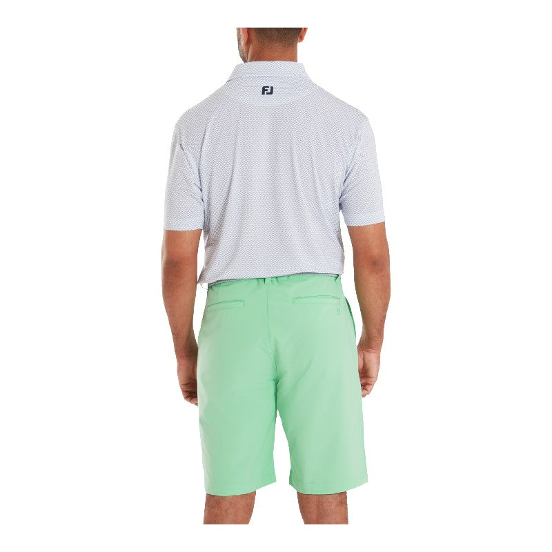 FootJoy Deco Diamond Print Lisle Golf Polo Shirt 37783