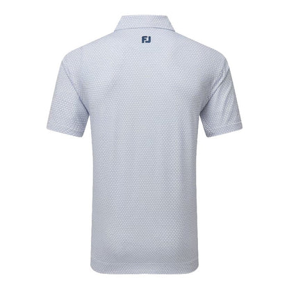 FootJoy Deco Diamond Print Lisle Golf Polo Shirt 37783