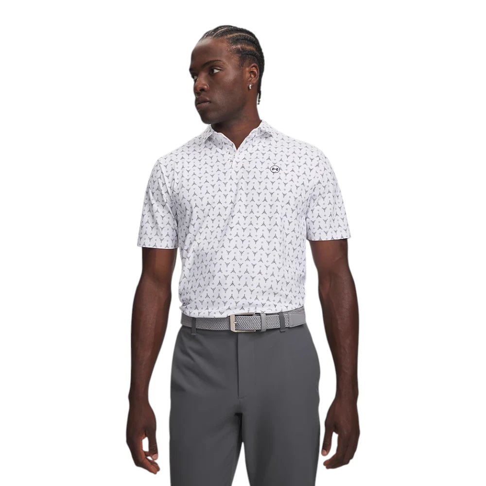 Under Armour Drive Chill Printed Golf Polo Shirt 6009724