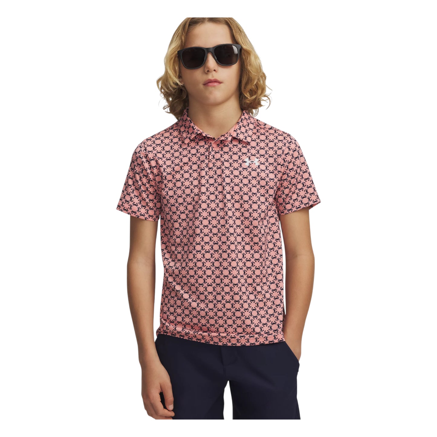 Junior Under Armour Matchplay Printed Polo Shirt 6009817