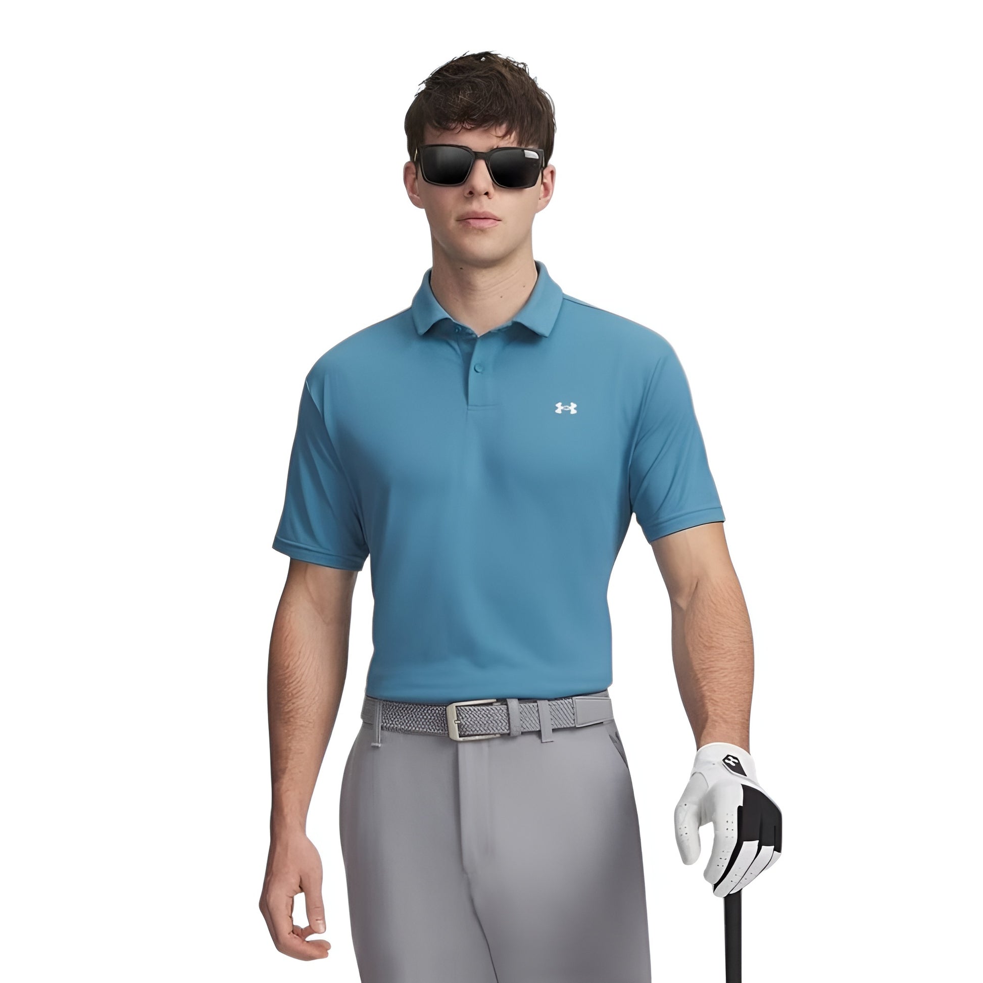 Under Armour Tee To Green Pique Polo Shirt 6012303