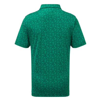 FootJoy Junior Printed Floral Lisle Golf Polo Shirt 39425
