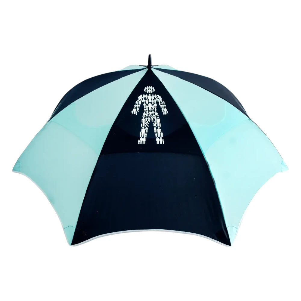Prostate Cancer 68" Golf Umbrella PCUMBBK