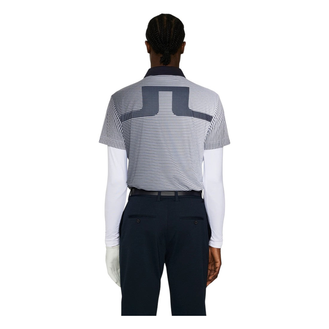 J.Lindeberg Marvin Stripe Golf Polo Shirt GMJT13339