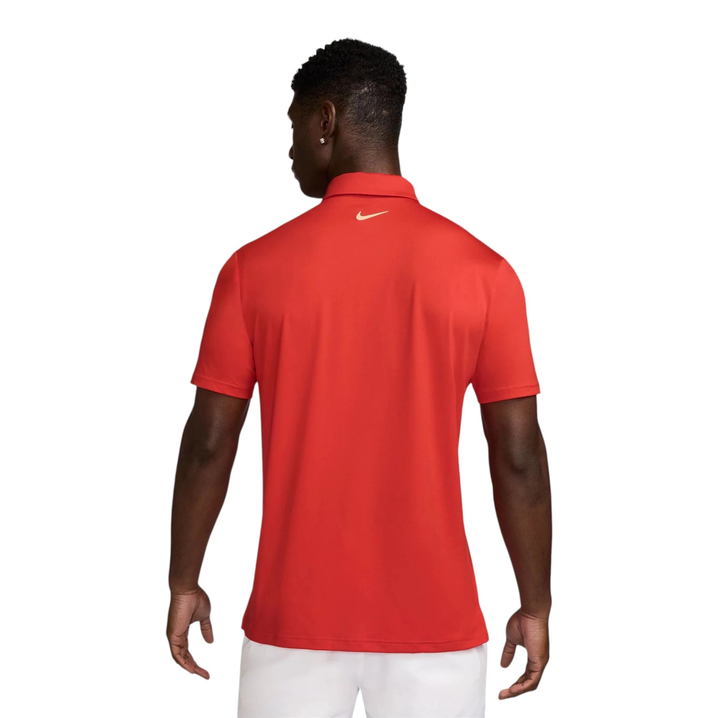 Nike Dri-Fit Tour Solid Golf Polo Shirt FZ7481 Habanero Red