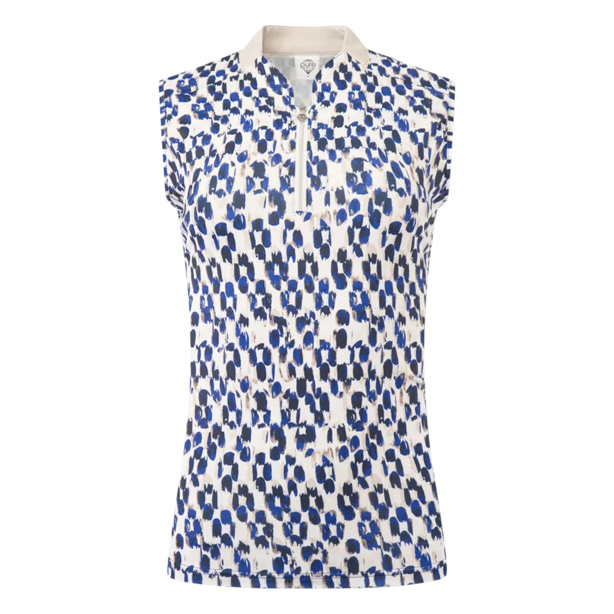 Pure Golf Ladies Felicity Sleeveless Golf Polo Shirt PG-62030