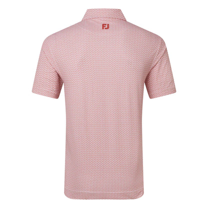 FootJoy Scallop Geo Pique Golf Polo Shirt 39238