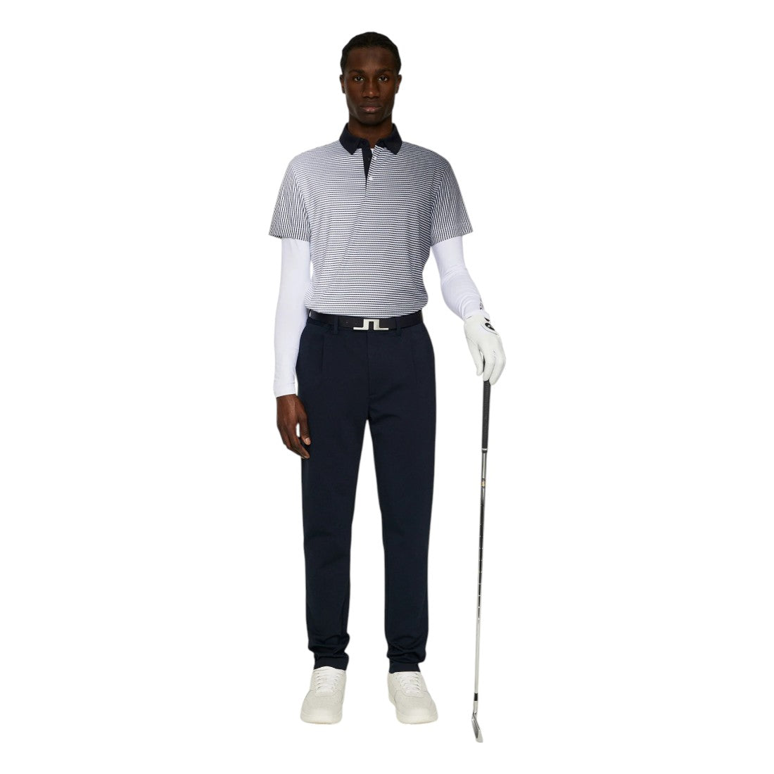 J.Lindeberg Marvin Stripe Golf Polo Shirt GMJT13339