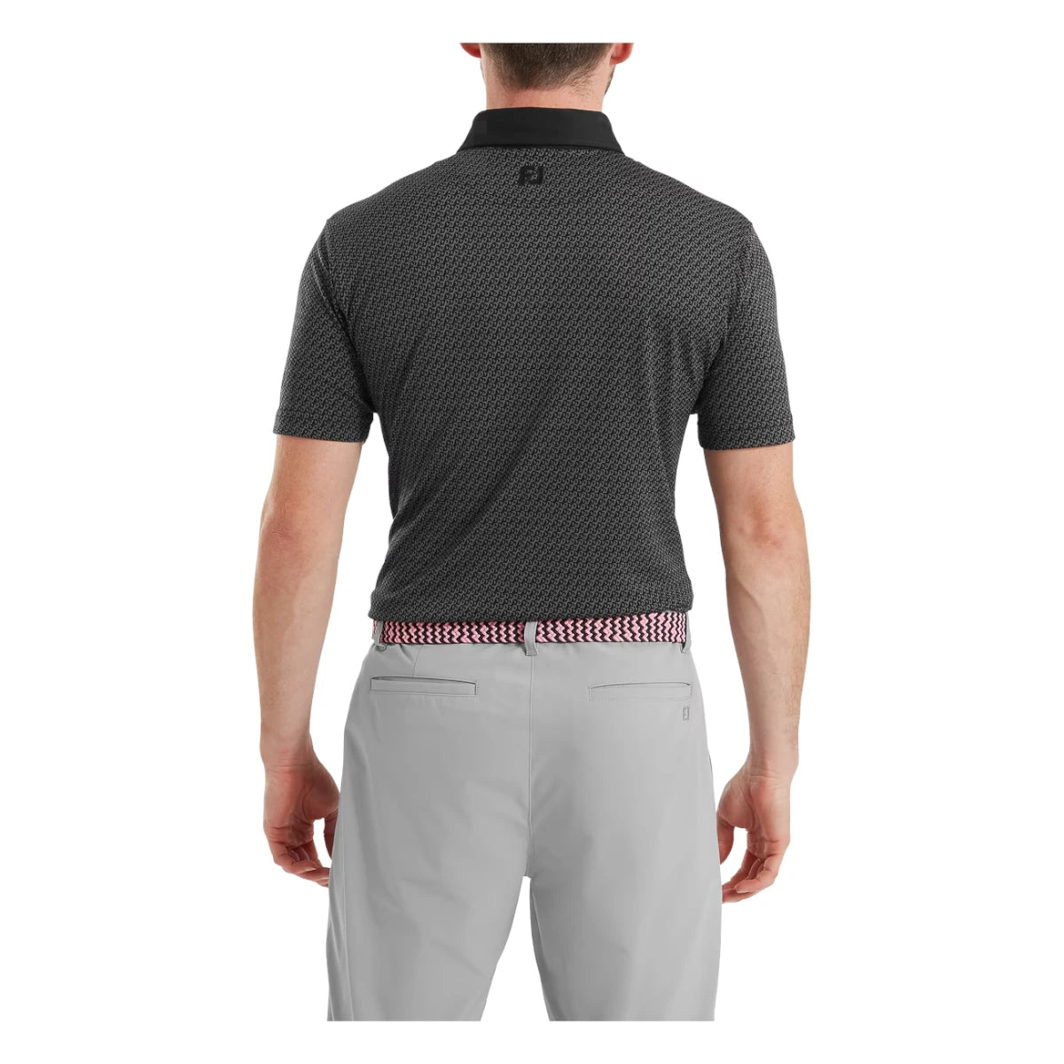 FootJoy Star Geo Jacquard Golf Polo Shirt 39258