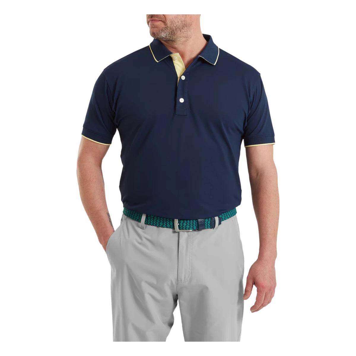 FootJoy Wordmark Pique Golf Polo Shirt 39278