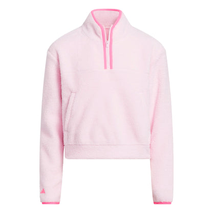 adidas Girls Polarfleece Golf Quarter-Zip JP4058