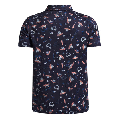 Junior Under Armour Matchplay Printed Polo Shirt 6009817