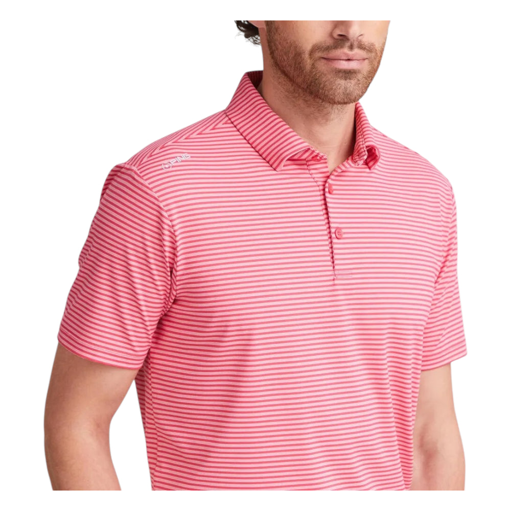 Ping Langford Striped Golf Polo Shirt P03790