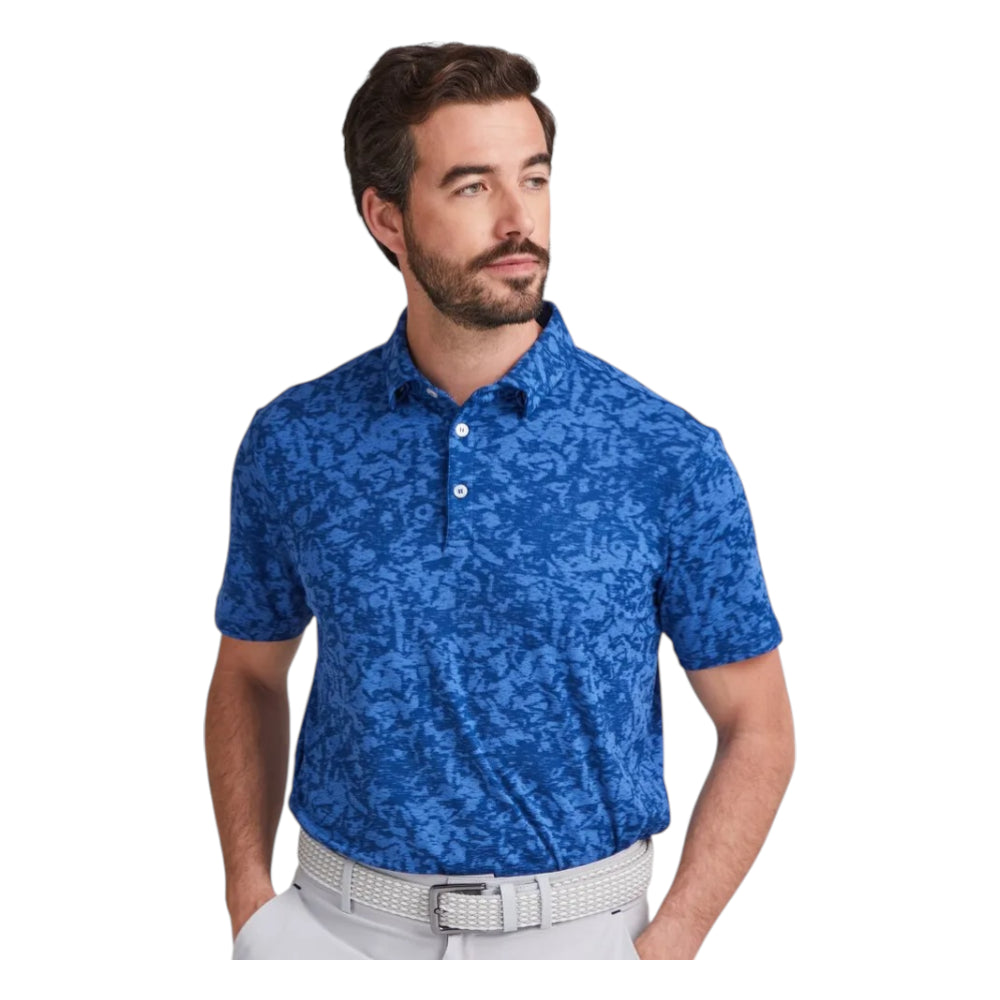 Ping Marek Camo Jacquard Golf Polo Shirt P03784