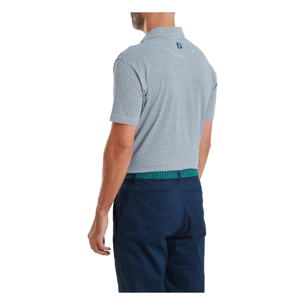 FootJoy Scallop Geo Pique Golf Polo Shirt 39241