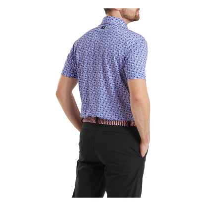 FootJoy Surfs Up Print Lisle Golf Polo Shirt 39251