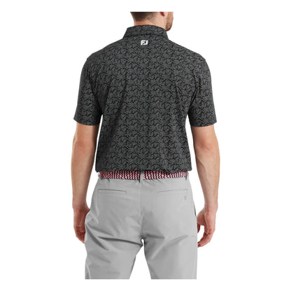 FootJoy Wingtip Floral Lisle Golf Polo Shirt 39266