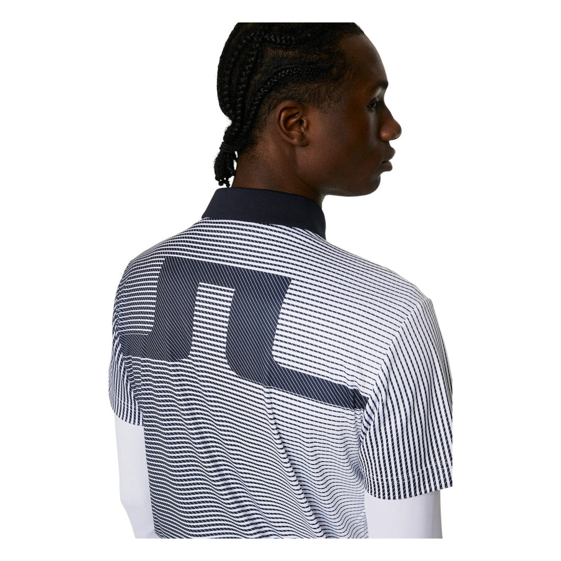 J.Lindeberg Marvin Stripe Golf Polo Shirt GMJT13339