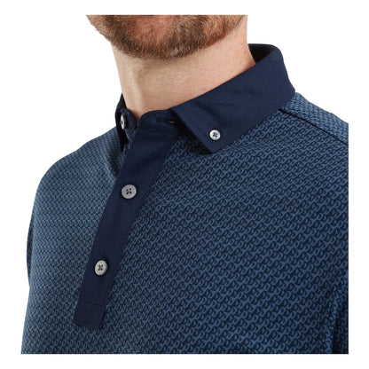 FootJoy Star Geo Jacquard Golf Polo Shirt 39259