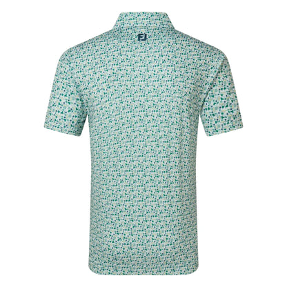 FootJoy Surfs Up Print Lisle Golf Polo Shirt 39252