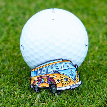 Skins Golf Hippie Van Ball Marker