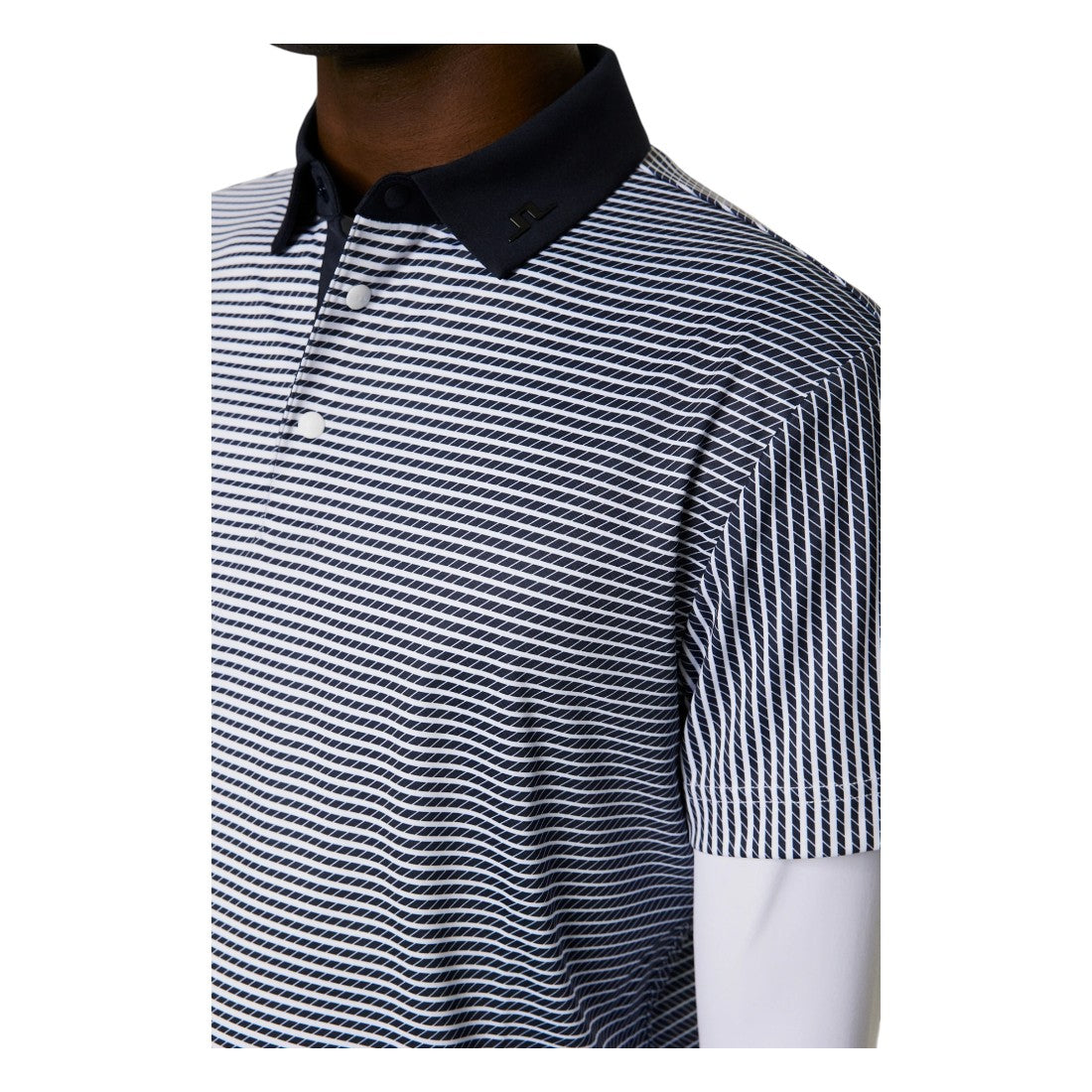 J.Lindeberg Marvin Stripe Golf Polo Shirt GMJT13339