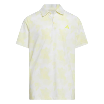 adidas Junior Printed Scripted Golf Polo Shirt JG6202