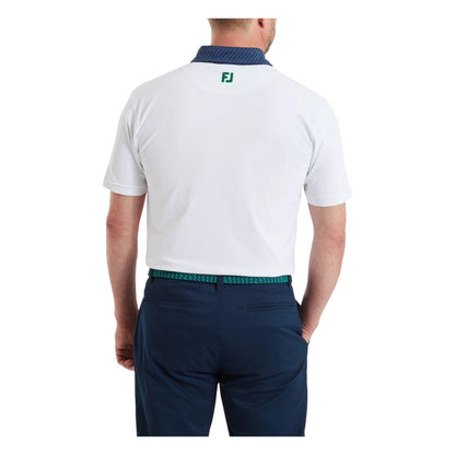 FootJoy Star Geo Trim Pique Golf Polo Shirt 39286