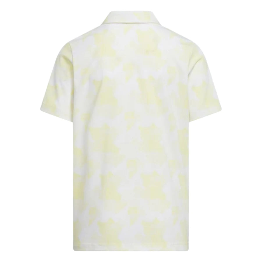adidas Junior Printed Scripted Golf Polo Shirt JG6202