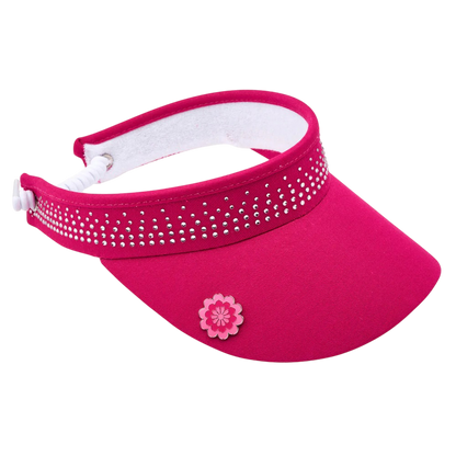 Surprizeshop Crystal Telephone Wire Golf Visor TV008003