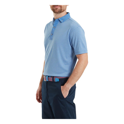 FootJoy Star Geo Jacquard Golf Polo Shirt 39256